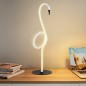 Preview: Elstead Flamingo LED Tischleuchte Weiss 6W warmweiss FLAMINGO-TL-WHT