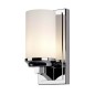 Preview: Elstead Amalia LED Wandleuchte G9 24cm Poliertes Chrom IP44