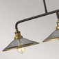 Preview: Elstead Rigby Kronleuchter E27 3-fach Buckeye Bronze