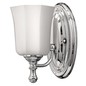 Preview: Elstead Shelly LED Wandleuchte G9 Poliertes Chrom IP44