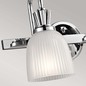 Preview: Elstead Cora LED Wandleuchte G9 2-fach Poliertes Chrom IP44