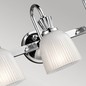 Preview: Elstead Cora LED Wandleuchte G9 3-fach Poliertes Chrom IP44