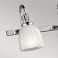 Preview: Elstead Cora LED Wandleuchte G9 4-fach Poliertes Chrom IP44