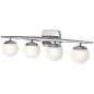 Preview: Elstead Jasper LED Wandleuchte G9 4-fach Poliertes Chrom IP44