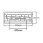 Preview: Elstead Zolon LED Wandleuchte 2-fach Chrom IP44