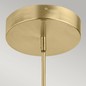 Preview: Elstead Calters LED Hängeleuchte 50cm Champagner-Gold