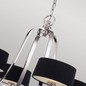 Preview: Elstead Uptown Gotham LED Kronleuchter G9 4-fach Imperial Silber