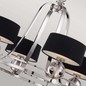 Preview: Elstead Uptown Gotham LED Kronleuchter G9 4-fach Imperial Silber