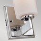 Preview: Elstead Taylor LED Wandleuchte G9 20cm Poliertes Chrom IP44