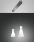 Preview: Fabas Luce Pendelleuchte Diana E27 2000x660mm verchromt