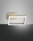 Preview: Fabas Luce LED Wand-/Deckenleuchte Bard 55x270mm 22W Warmweiß Gold dimmbar