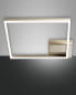 Preview: Fabas Luce LED Deckenleuchte Bard 65x420mm 39W Warmweiß Gold dimmbar