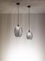 Preview: Fabas Luce Pendelleuchte Infinity E27 Ø250mm Grau