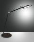 Preview: Fabas Luce LED Tischleuchte Regina 800x400mm 9W steuerbare Lichtfarbe Schwarz dimmbar