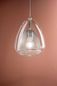 Preview: Fabas Luce Pendelleuchte Britton E27 Ø220mm Transparent