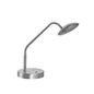 Preview: Fischer & Honsel Tallri LED Tischleuchte 7,5W Tunable white steuerbar dimmbar Glas teilsatiniert nickel 50700