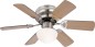 Preview: Globo Ugo E27 Ventilator Nickel Matt, Metall 28cm 307