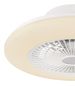 Preview: Globo Travo LED Deckenventilator 30W CCT Weiß, Metall Fernbedienung Nachtlicht Ø50cm 03628