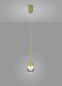 Preview: Helestra DEEP LED Pendelleuchte 5,5W 90Ra Warmweiss Mattgold 16/2110.09