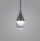 Preview: Helestra DEEP LED Pendelleuchte 5,5W 90Ra Warmweiss Mattschwarz 16/2110.22