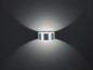 Preview: Helestra FOSCA LED Wandleuchte 9W 90Ra Warmweiss Aluminium 18/1328.26