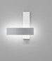 Preview: Helestra DEX LED Wandleuchte 13W dimmbar 90Ra Warmweiss Aluminium 18/2035.25