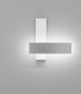 Preview: Helestra DEX LED Wandleuchte 13W dimmbar 90Ra Warmweiss Aluminium 18/2035.25