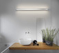 Preview: Helestra SLATE LED Wandleuchte 6,5W IP44 90Ra Warmweiss Chrom 18/2037.04