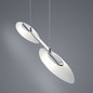 Preview: Helestra SALLY LED Pendelleuchte 22W dimmbar 90Ra Warmweiss Mattnickel 26/1641.27/5210