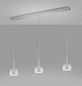 Preview: Helestra FLUTE LED Pendelleuchte 19W dimmbar Warmweiss Chrom 36/2002.04