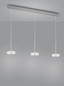 Preview: Helestra KEA LED Pendelleuchte 32W dimmbar 90Ra Warmweiss Mattnickel Made in Germany 66/2108.06/5303