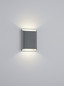 Preview: Helestra TOCO44 LED Wandleuchte 12W dimmbar IP54 90Ra Warmweiss Graphit A282409.93