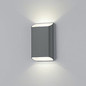 Preview: Helestra TOCO44 LED Wandleuchte 12W dimmbar IP54 90Ra Warmweiss Graphit A282409.93