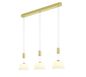 Preview: Hell Elegance LED Pendelleuchte Warmweiss Dimmbar höhenverstellbar Messing 20642/3-01