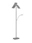 Preview: Hell Andy LED Stehleuchte Dimmbar 185cm CCT Nickel 60556/2-92