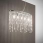 Preview: Ideal Lux RAIN Pendelleuchte E14 5-fach dimmbar Chrom 008363