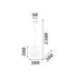 Preview: Ideal Lux MAPA BIANCO Pendelleuchte E27 ⌀300mm dimmbar Weiss 009087