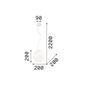 Preview: Ideal Lux MAPA BIANCO Pendelleuchte E27 ⌀200mm dimmbar Weiss 009148