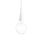 Preview: Ideal Lux MINIMAL E27 Pendelleuchte 8W ⌀125mm dimmbar Weiss warmweiss 009360