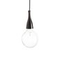 Preview: Ideal Lux MINIMAL E27 Pendelleuchte 8W ⌀125mm dimmbar Schwarz warmweiss 009407