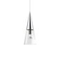 Preview: Ideal Lux CONO Pendelleuchte E14 ⌀150mm dimmbar Chrom 017440