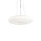 Preview: Ideal Lux GLORY Pendelleuchte E27 3-fach ⌀500mm dimmbar Weiss 019734