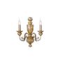 Preview: Ideal Lux FIRENZE Wandleuchte E14 2-fach dimmbar Gold 020846