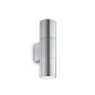 Preview: Ideal Lux GUN Wandleuchte GU10 2-fach dimmbar Aluminium IP44 033013