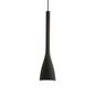 Preview: Ideal Lux FLUT Pendelleuchte E27 ⌀145mm dimmbar Schwarz 035680