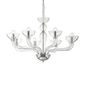 Preview: Ideal Lux CASANOVA Pendelleuchte E14 8-fach ⌀880mm dimmbar Klar 044255