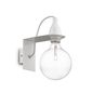 Preview: Ideal Lux MINIMAL E27 Wandleuchte 8W dimmbar Weiss warmweiss 045191