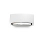 Preview: Ideal Lux ANDROMEDA Wandleuchte E27 dimmbar Weiss IP55 066868