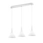 Preview: Ideal Lux COCKTAIL Pendelleuchte E14 3-fach ⌀200mm dimmbar Weiss 074245