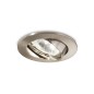 Preview: Ideal Lux SWING Einbauleuchte GU10 ⌀82mm dimmbar Nickel 083148